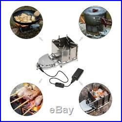 BRS 6000W Outdoor Wood Stove Wood Burning Stove Foldable Firewood Furnace C P7G8