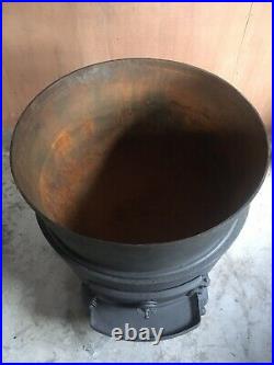 Bærums Verk No 260 Classic Cast Iron Wood Burning Cauldron Stove Rear Flue #51