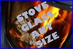 Bespoke Stove Glass Cut To Any Size Or Shape High Definition Replacement Glass