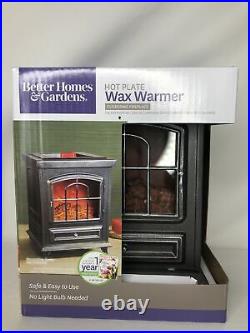 Better Homes & Garden Wood Burning Stove Wax Warmer Flickering Fireplace TIKTOK