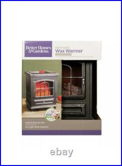 Better Homes & Gardens Fireplace Wax Warmer Wood Burning Stove Full Size NEW