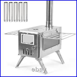 (Bilateral Windows)Outdoor Camping Wood-burning Stove For Inside Tents Fire DY9