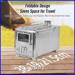 (Bilateral Windows)Outdoor Camping Wood-burning Stove For Inside Tents Fire DY9