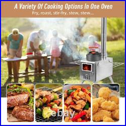 (Bilateral Windows)Outdoor Camping Wood-burning Stove For Inside Tents Fire DY9