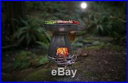 BioLite BaseCamp- Large Format Wood Burning Camp Stove with Cooktop & Grill -NEW