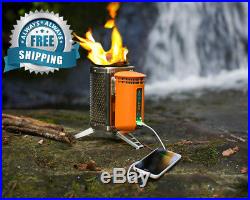 BioLite CampStove 1 Wood Burning and USB Charging Camping Stove (Original Model)