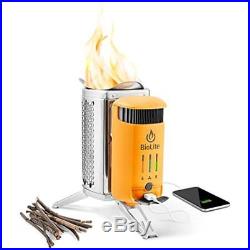 BioLite CampStove 2 Wood Burning And USB Charging Bundle Stoves Grills Kitchen