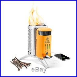 BioLite CampStove 2-Wood-Burning Light Weight Stove USB Flex Light Fire Starter