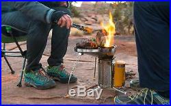 BioLite CampStove 2 Wood Burning and USB Charging Camping Stove (Bundle)