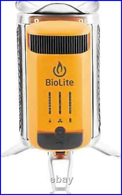 BioLite CampStove 2 with KettlePot and Portable Grill YellowithChrome
