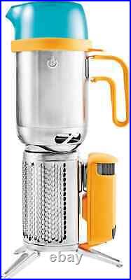 BioLite CampStove 2 with KettlePot and Portable Grill YellowithChrome