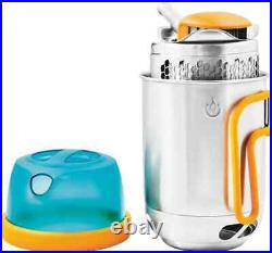 BioLite CampStove 2 with KettlePot and Portable Grill YellowithChrome