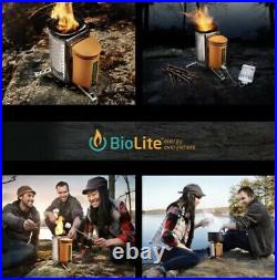 BioLite Wood Burning CampStove With USB Charge Camping Cook System NEW! FAST