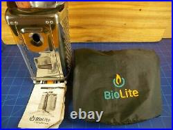 BioLite Wood Burning Camp Stove USB Charger Outdoor Energy Electricity Charging