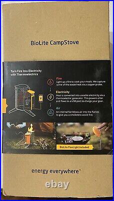 Biolite Wood Burning Campstove Usb Charge Camp/camping Cook System Stove New Biolite Wood Burning Campstove Usb Charge Camp/camping Cook System Stove New