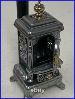 Bodo Hennig Victorian Parlor Wood Burning Stove Dollhouse Miniature
