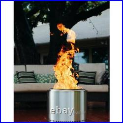 Bonfire 2.0 in, 19.5 in. X 14 in. Outdoor Stainless Steel Wood Burning Fire Pit