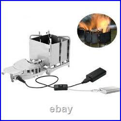 Brs-116 Outdoor Camping Stove Picnic Wood-burning Foldable Portable Firewood