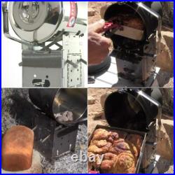 Bushcraft Camp Stove Kit Wood Burning/Multi-Fuel, Collapsible Stainless Steel