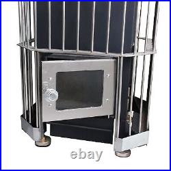 COASTS Wood-Burning Sauna Stove and Chimney Set 19 x 19 x 26 in COASTS Wood-Burning Sauna Stove and Chimney Set 19 x 19 x 26 in