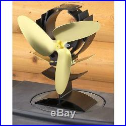 Caframo EcoFan Airplus Heat Powered Wood Burning Stove Fan EX+