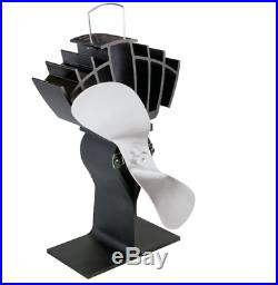 Caframo Ultra-air 810 Black/silver Eco-fan Wood Burning Stove Heat Powered Fan
