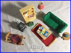 Calico critters/sylvanian families Cosy Living Room Lighted Wood burning Stove