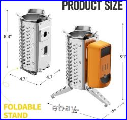 CampStove 2+ Electricity Generating Wood Camp Stove never used /with case