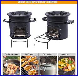 Camping Rocket Stove Wood Burning Portable for Cooking Outdoor Camping Stove New Camping Rocket Stove Wood Burning Portable for Cooking Outdoor Camping Stove New