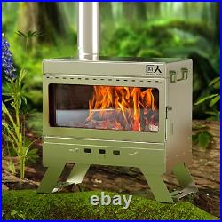 Camping Stove Hot Tent Stove Ultralight Portable Camp Wood Burning Stove Camping Stove Hot Tent Stove Ultralight Portable Camp Wood Burning Stove