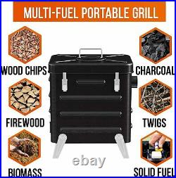 Camping Stove Portable Outdoor Wood Burning Folding Camp Stove For Camping
