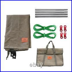 Camping Stove Wind Shield Portable Foldable Wood Burning Stove Windscreen
