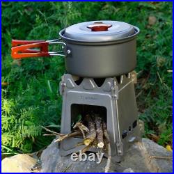 Camping Stove Wood Burning Cookware BBQ Equipment Outdoor Picnic Beach Travel