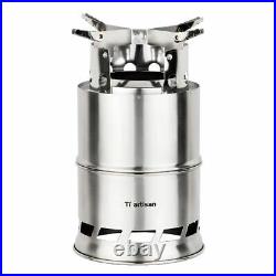 Camping Stove Wood Burning Portable Stainless Steel For Picnic Outdoor