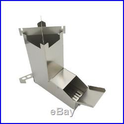 Camping Stove Wood Stove Outdoor Wood Burning Stainless Steel Camp Tent Stove
