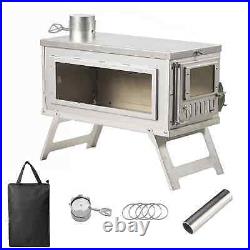 Camping Tent Stove Collasible Wood Burning Stove StainlessSteel Outdoor Hot Tent Camping Tent Stove Collasible Wood Burning Stove StainlessSteel Outdoor Hot Tent
