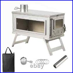 Camping Tent Stove Collasible Wood Burning Stove Stainless Steel Outdoor Hot Camping Tent Stove Collasible Wood Burning Stove Stainless Steel Outdoor Hot