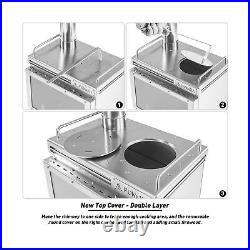 Camping Tent Stove Wood Stove, Dweller Max 2.0 Stainless Steel Wood Burning S