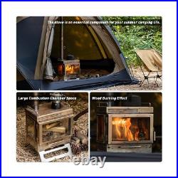 Camping Tent Stove Wood Stove, Dweller Max 3 Stainless Steel Wood Burning Sto Camping Tent Stove Wood Stove, Dweller Max 3 Stainless Steel Wood Burning Sto