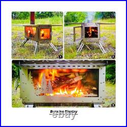 Camping Tent Stove Wood Stove, Oroqen Max 3 Stainless Steel Wood Burning Stov Camping Tent Stove Wood Stove, Oroqen Max 3 Stainless Steel Wood Burning Stov