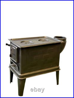 Camping Wood Stove Fireplace, Small WoodStove, Outdoor Firepit, Black Color, Cab