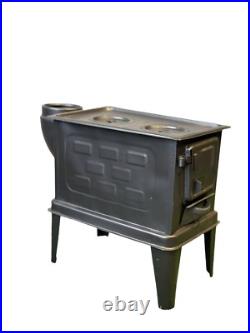 Camping Wood Stove Fireplace, Small WoodStove, Outdoor Firepit, Black Color, Cab