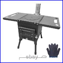 Camping Wood Stove for Hot Tents, Portable Wood Burning Stove Folding Hot Ten Camping Wood Stove for Hot Tents, Portable Wood Burning Stove Folding Hot Ten