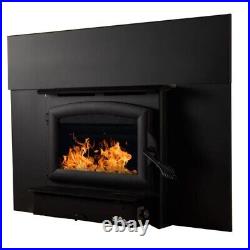 Carolina 21CB Wood Stove Fireplace Insert Heats Up To 1800 sqft 12 Trim Kit