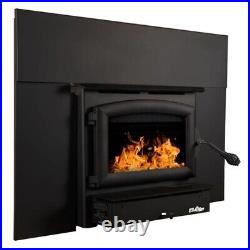 Carolina 21CB Wood Stove Fireplace Insert Heats Up To 1800 sqft 12 Trim Kit