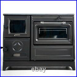 Cast Iron Cooker Wood Stove, Multifunctional Wood Burning Stove, Cooking Heater