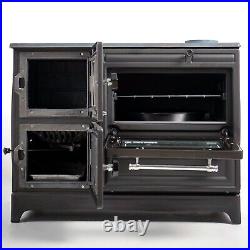 Cast Iron Cooker Wood Stove, Multifunctional Wood Burning Stove, Cooking Heater