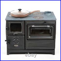 Cast Iron Cooker Wood Stove, Multifunctional Wood Burning Stove, Cooking Heater