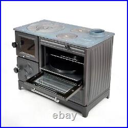 Cast Iron Cooker Wood Stove, Multifunctional Wood Burning Stove, Cooking Heater