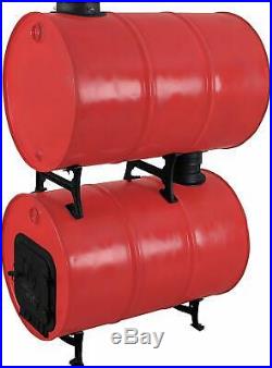 Cast Iron Double Barrel Adapter Kit for Standard Barrel Wood Burning Camp Stove
